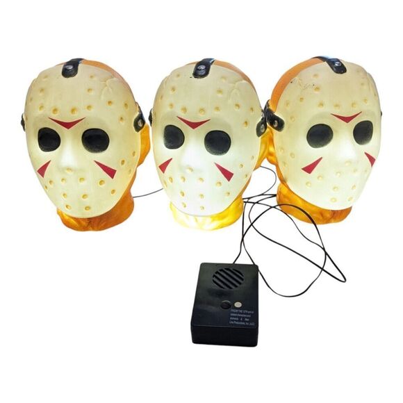 Friday The 13th Jason Voorhees Musical Pathway‎ Marker Lights Halloween Decor - Picture 1 of 5